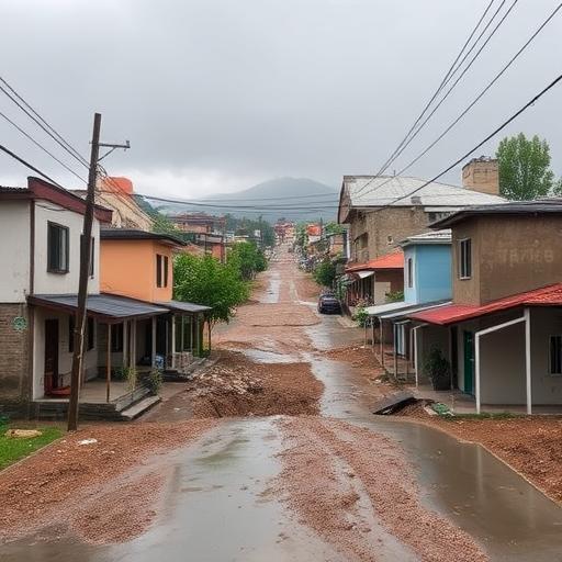 Deslaves en Tlalnepantla: 136 personas en riesgo por lluvias intensas